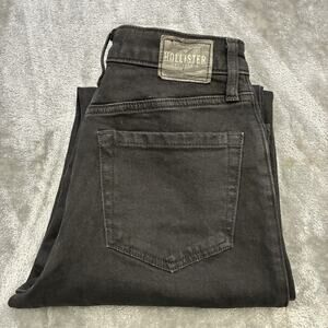 Hollister Jeans Womens 26S Black Dad Ultra HighRise Vintage‎ Stretch Denim Pants